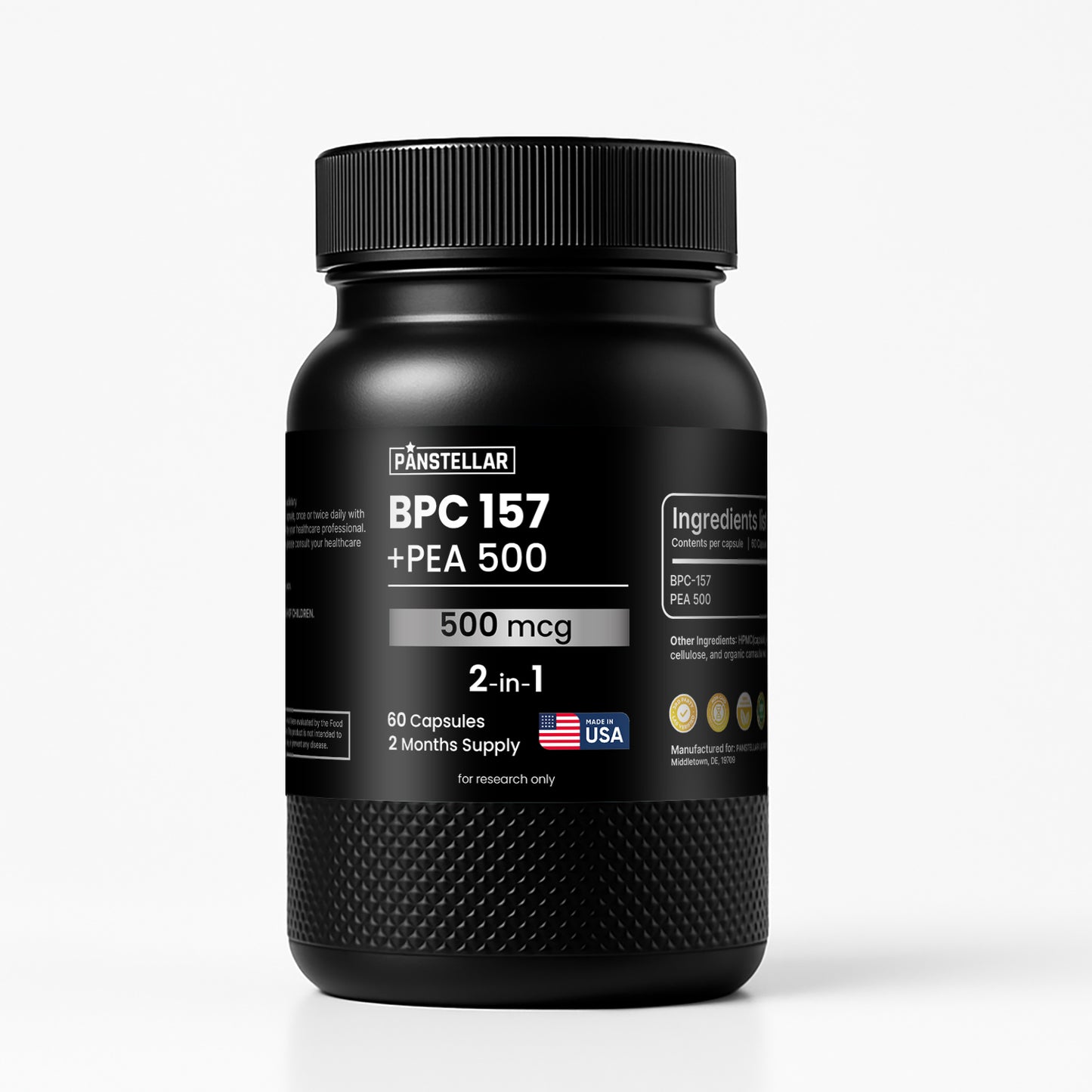 BPC 157 - 60 Capsules - 500cmg, ships from UK - Panstellar Shop