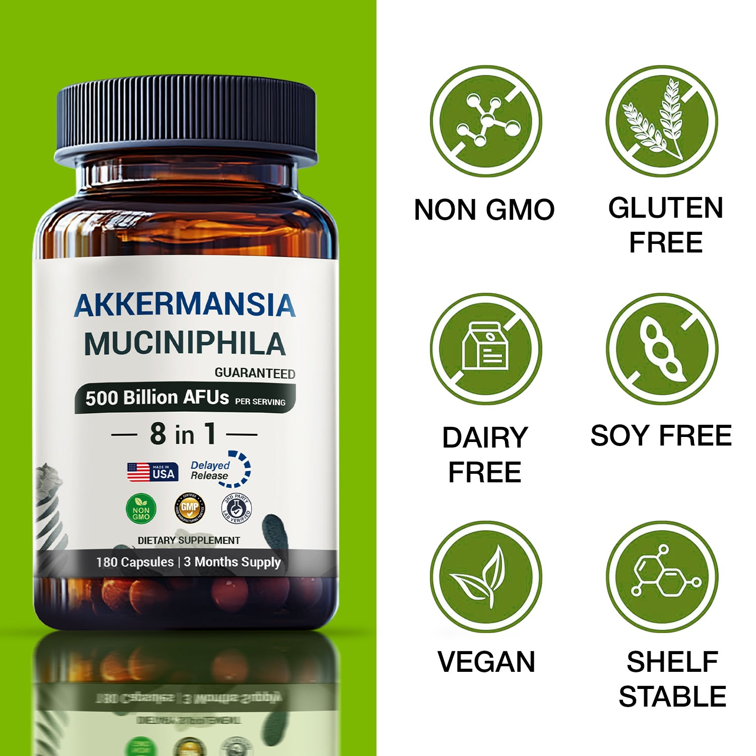 Akkermansia Muciniphila - 180 DR Capsules - Panstellar Shop