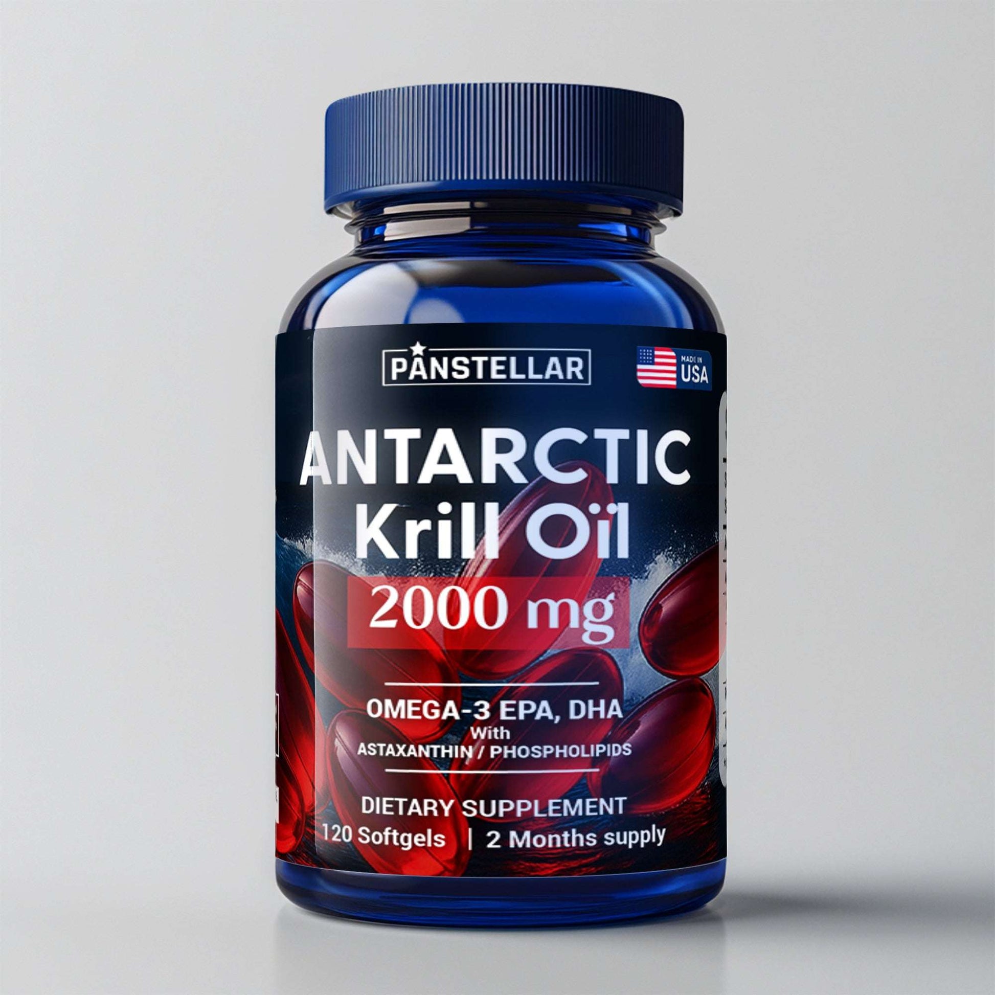 Omega - 3 Krill Oil 2000 mg - Panstellar Shop