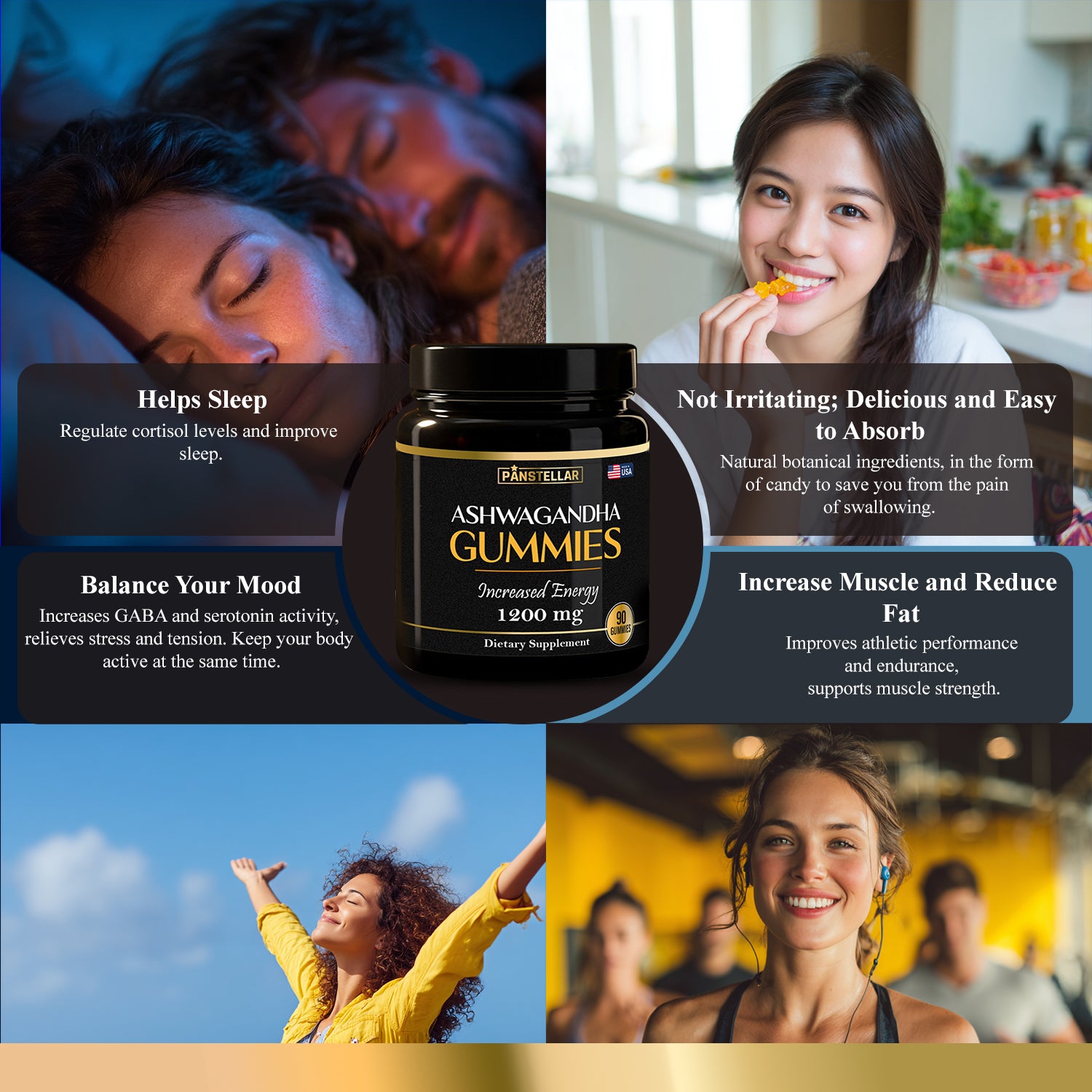Pure Himalayan Shilajit Gummies - 1500mg - 3 Months Supply - Panstellar Shop