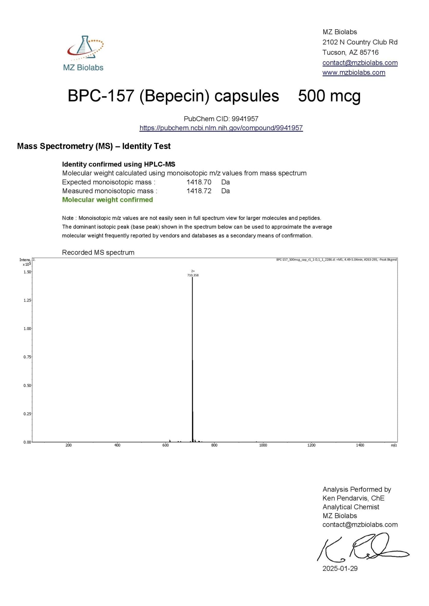 TB500 and BPC 157 Capsules - 3000 mcg - New Formula - Panstellar Shop