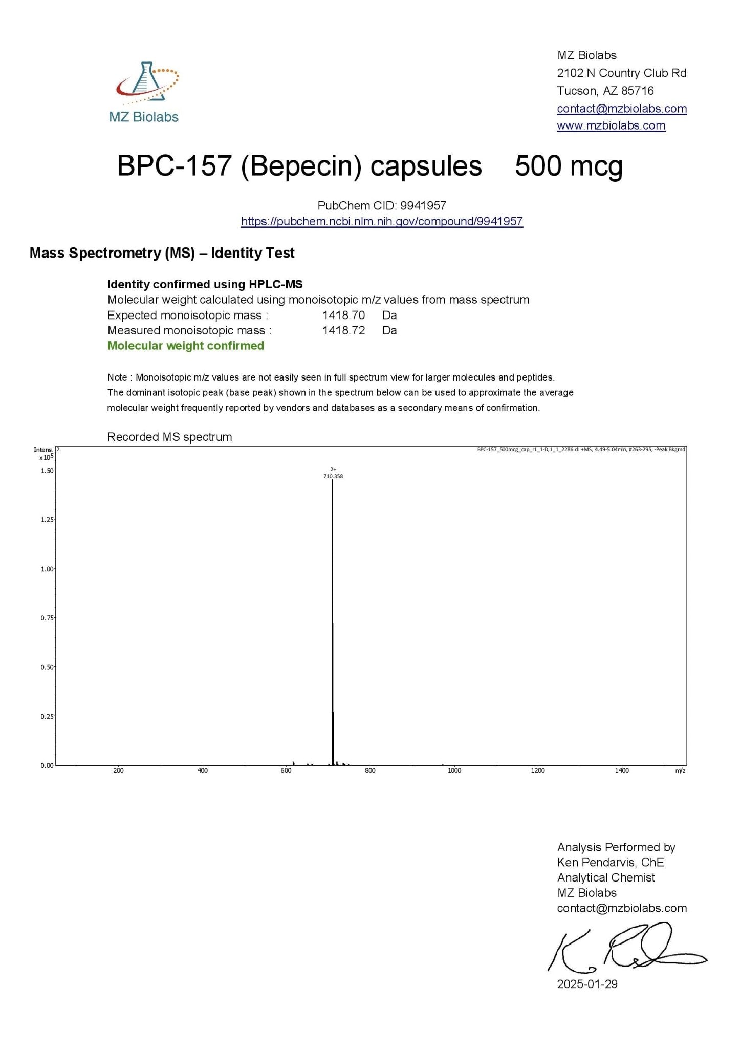 TB500 and BPC 157 Capsules - 3000 mcg - New Formula - Panstellar Shop