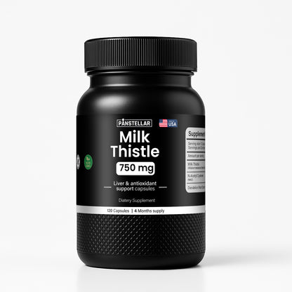Milk Thistle 750mg supplement - 120 Capsules - Panstellar Shop