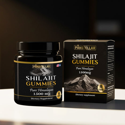 Pure Himalayan Shilajit Gummies - 1500mg per serving - for Men & Women - 90 gummies - Panstellar Shop